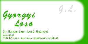 gyorgyi loso business card
